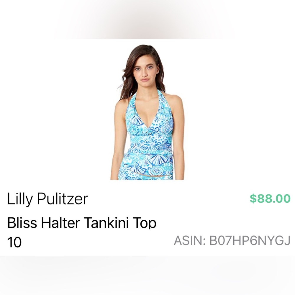 Lilly Pulitzer Tankini 💙🤍